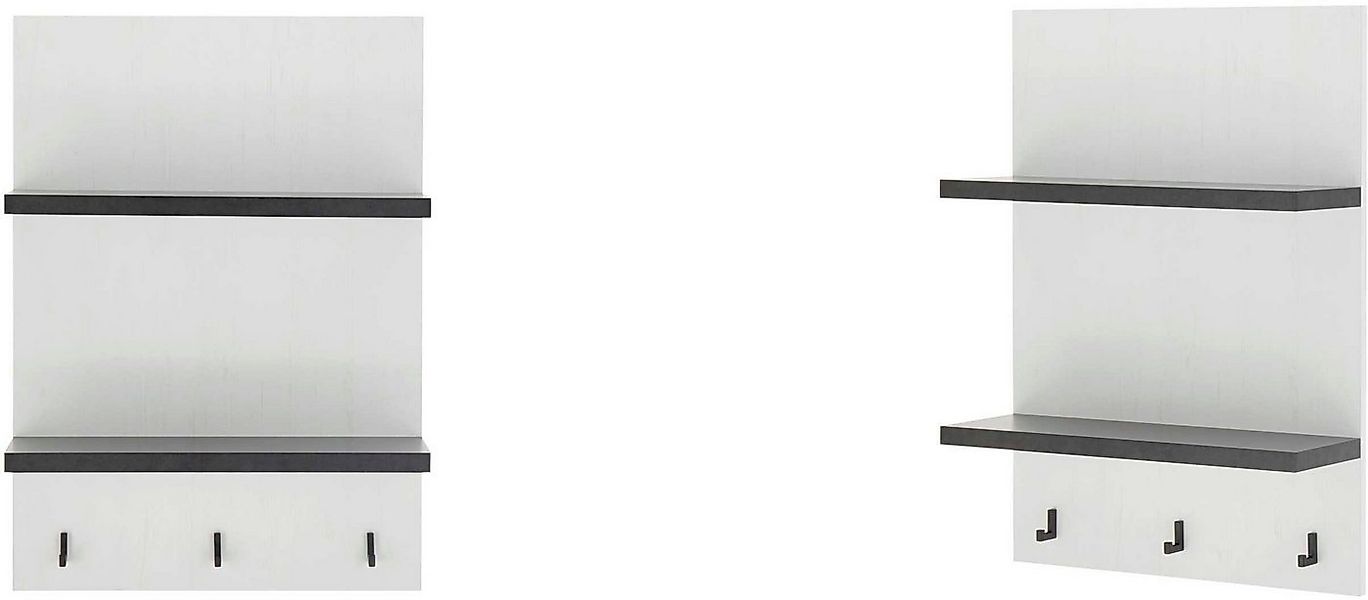 Home affaire Wandregal Sherwood, Breite 60 cm, in modernem Holz Dekor, 28 m günstig online kaufen