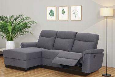 Home affaire Ecksofa "BRIONNE, L-Form, 255cm, manuelle u. elektrische Funkt günstig online kaufen