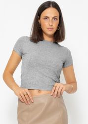 SASSYCLASSY Kurzarmshirt Geripptes T-Shirt Damen mit günstig online kaufen