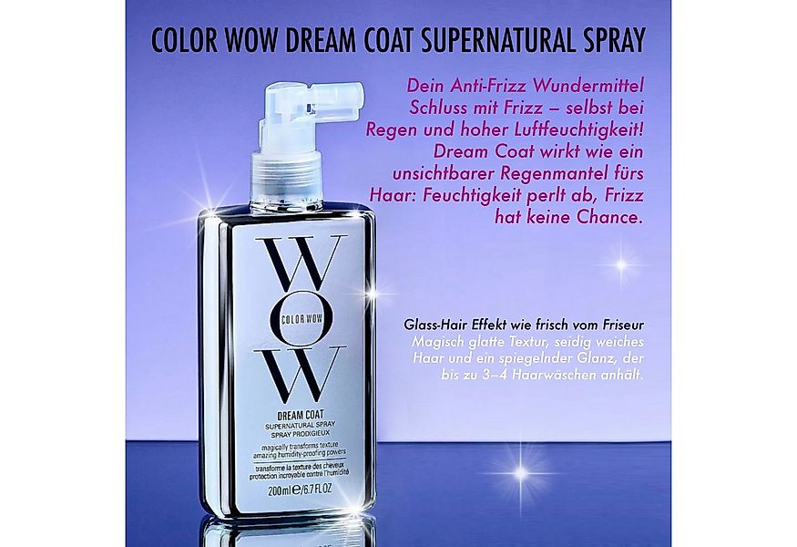COLOR WOW Haarspray Anti Frizz Spray Glanzspray Wow Dream Coat Hair Hitzesc günstig online kaufen