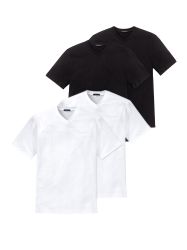 Schiesser T-Shirt American Shirt (4-tlg) unterziehshirt günstig online kaufen