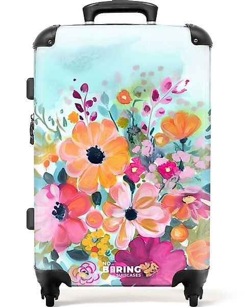 NoBoringSuitcases.com© Hartschalen-Trolley mit leuchtende Räder - günstig online kaufen