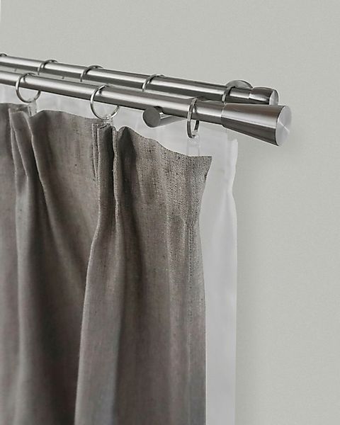 GARESA Gardinenstange »ROSA« Ø 16 mm 2 läufig-läufig Wunschmaßlänge;Träger; günstig online kaufen