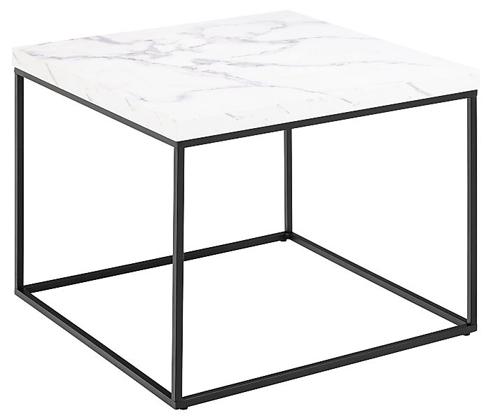 freiraum Couchtisch Barossa, in Marmoroptik-weiss, Stahl, günstig online kaufen