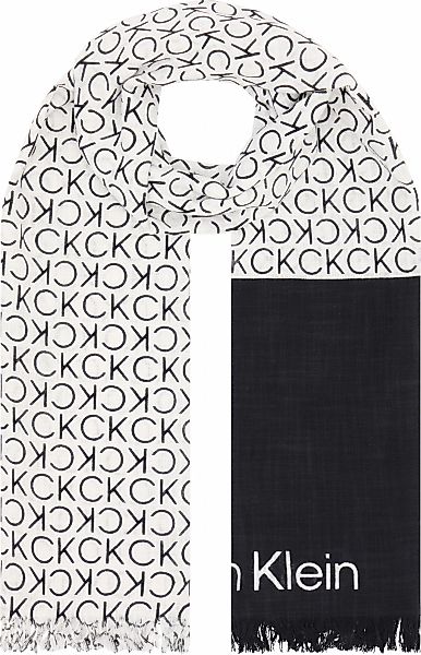 Calvin Klein Schal MONOGRAM COTTON GAUZE günstig online kaufen