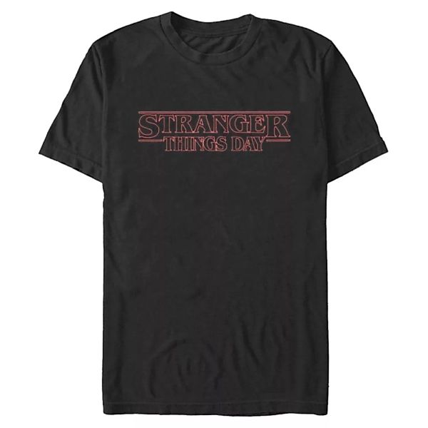 Netflix - Stranger Things - Logo Day - Männer T-Shirt günstig online kaufen