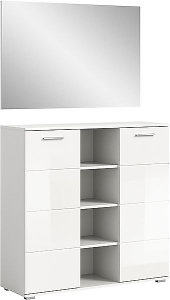 INOSIGN Garderoben-Set "Valge, Breite 110 cm, 2-tlg. Set, bestehend aus: Hi günstig online kaufen