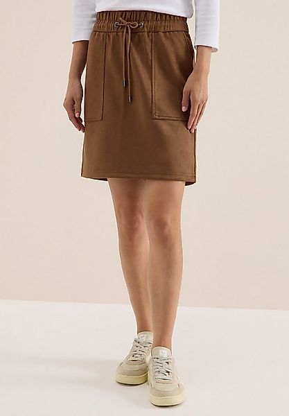 CECIL Lederimitatrock Elastikbund mit Tunnelzug günstig online kaufen