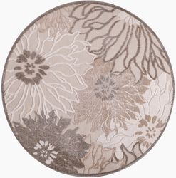 Sanat Teppich "Floral 2 Outdoor" rund 6 mm Höhe In- und Outdoor geeignet, f günstig online kaufen