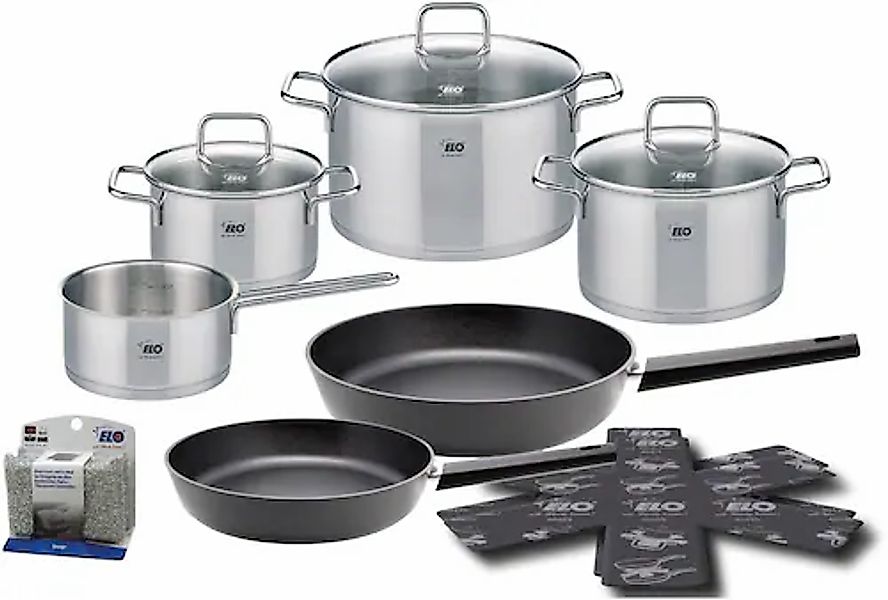 Elo Topf-Set »Citrin 13-teilig«, Edelstahl 18/10, (Set, 13 tlg.), Induktion günstig online kaufen