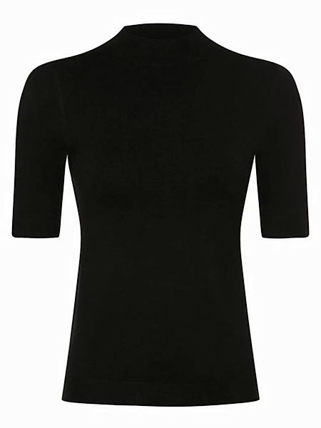 Comma Kurzarmshirt Feinstrickpullover mit Stehkragen günstig online kaufen