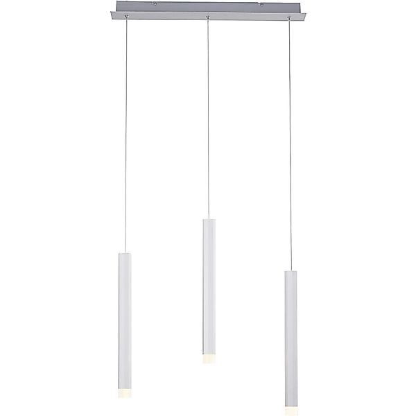 Just Light. LED-Pendelleuchte Bruno 3-flammig Aluminium 55 x 120 cm günstig online kaufen