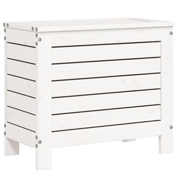 vidaXL Sofaelement Gartenhocker Weiß 62x31,5x52 cm günstig online kaufen