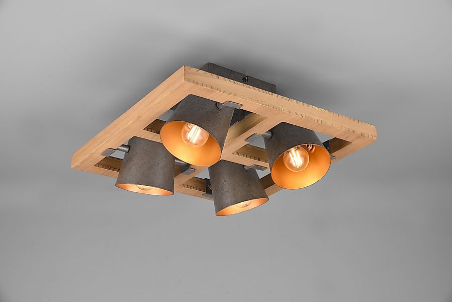 TRIO Leuchten Deckenleuchte Bell, Leuchtmittel wechselbar, günstig online kaufen