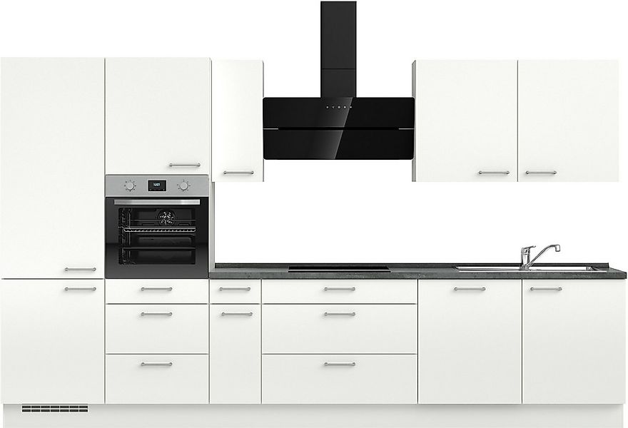 nobilia® Küchenzeile "Laser II", Ausrichtung wählbar, Breite 360 cm, vormon günstig online kaufen