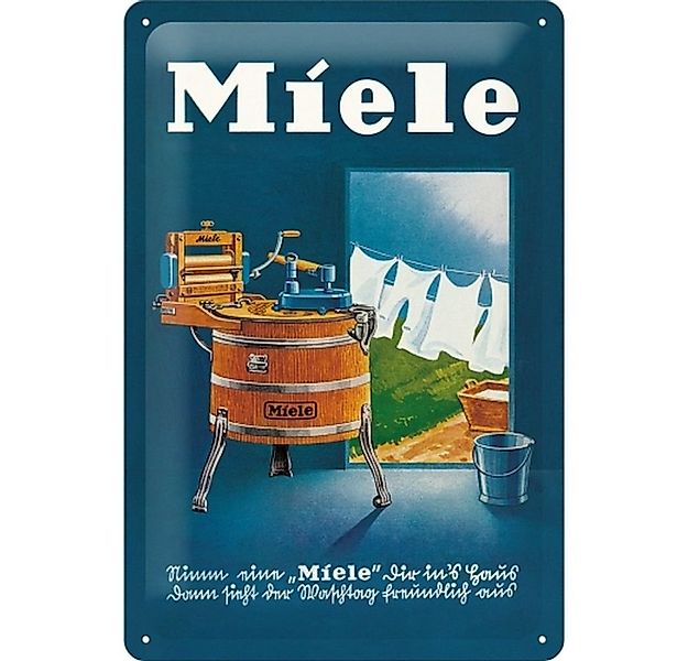 Nostalgic-Art Metallschild Blechschild 20 x 30cm - Traditionsmarken - Miele günstig online kaufen
