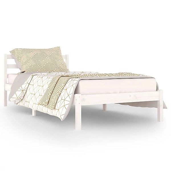 Vidaxl Tagesbett Massivholz Kiefer 90x200 Cm Weiß günstig online kaufen