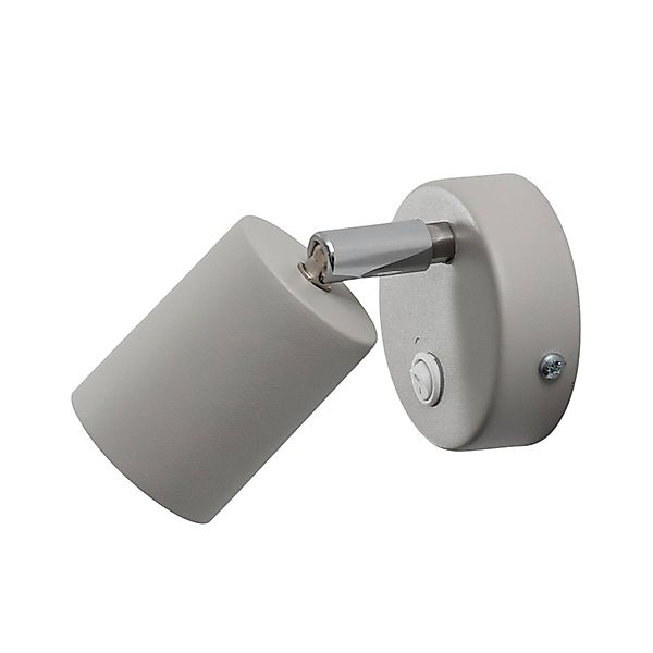 Wandstrahler Fun, grau, 14 cm hoch, verstellbar, GU10 günstig online kaufen