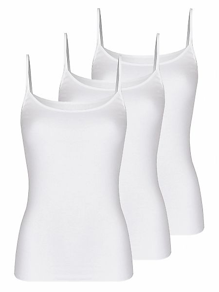 Nina Von C. Achseltop "Damen Trägerhemd GOTS Fine Cotton", (Spar-Pack, 3 St günstig online kaufen