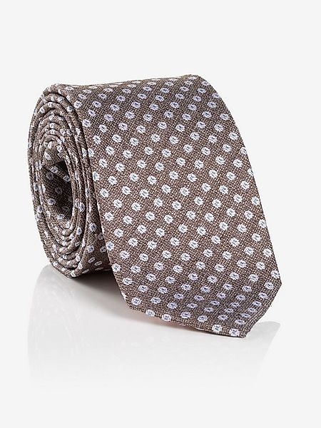MONTI Krawatte (1-St) aus reiner Seide, Punkte-Muster, 6,5 cm breit günstig online kaufen