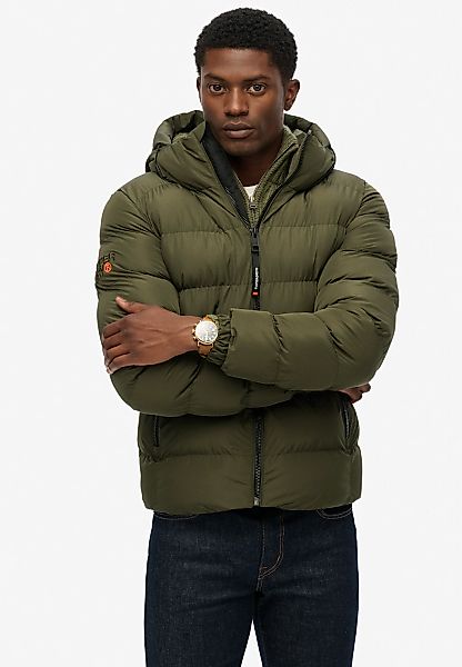Superdry "HOODED SPORTS PUFFER JACKET" mit Kapuze Kunstfaser, relaxed fit günstig online kaufen