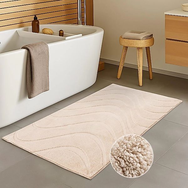 Carpet City Badematte "BAT400, Badteppich uni" Höhe 11 mm rutschhemmend bes günstig online kaufen