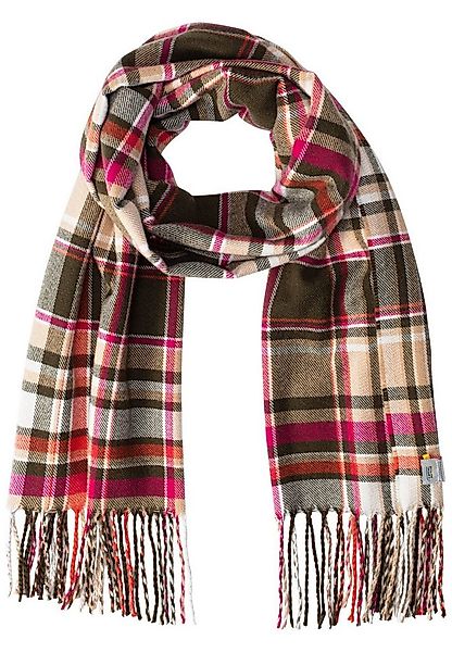 camel active Schal Softer Webschal mit kariertem Muster günstig online kaufen