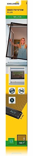 SCHELLENBERG Insektenschutz-Fensterrahmen "Fliegengitter Fenster Plus" Set, günstig online kaufen