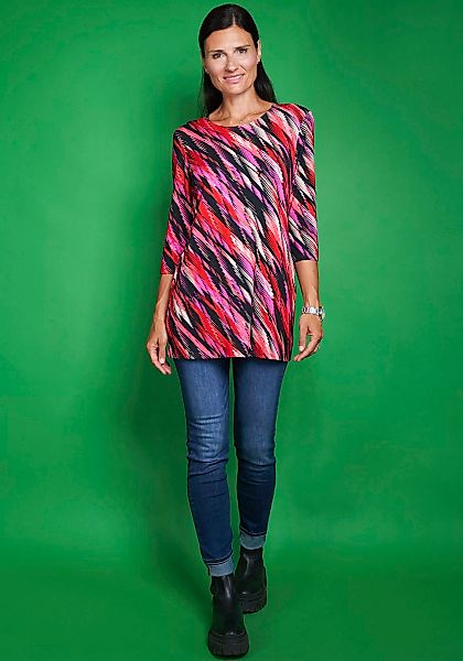Seidel Moden Longshirt mit auffälligem Farbenmuster, MADE IN GERMANY günstig online kaufen