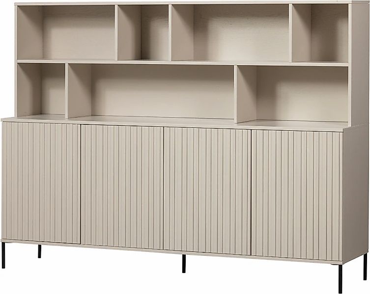 WOOOD Buffet "Gravu" New Gravure Hängeschrank, FSC-Kiefer bietet Stauraum u günstig online kaufen