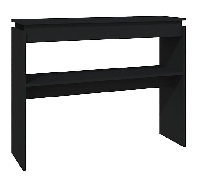 vidaXL Beistelltisch Konsolentisch Schwarz 102x30x80 cm Holzwerkstoff (1-St günstig online kaufen