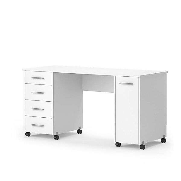Vicco Schreibtisch Verona, Weiß, 148 x günstig online kaufen