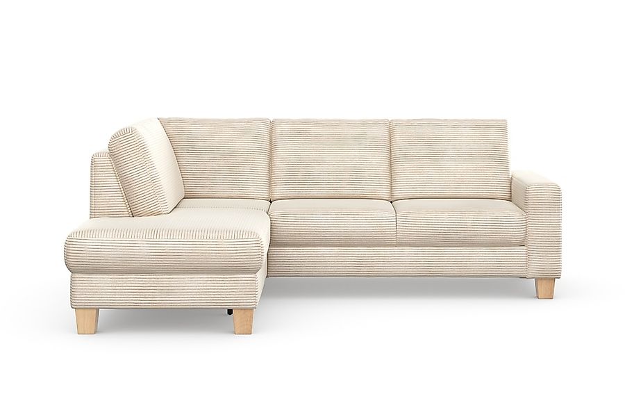 Home affaire Ecksofa "Summer L-Form", mit Ottomane, wahlweise mit Bettfunkt günstig online kaufen