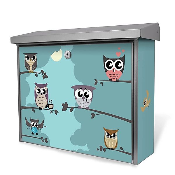 Banjado Briefkasten Edelstahl 38.5x31.5x12cm Ohne Zeitungsfach Inkl. Montag günstig online kaufen