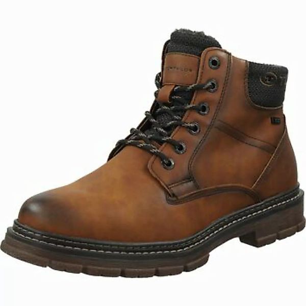 TOM TAILOR Schnürstiefelette "Tom Tailor Stiefelette Lederimitat/Textil" günstig online kaufen