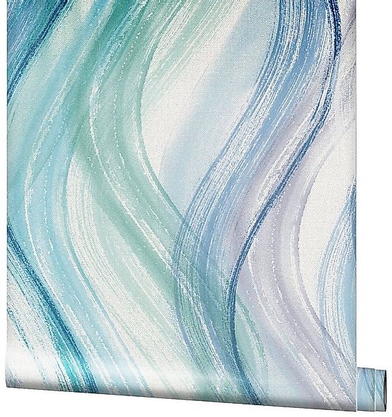 Marburg Vliestapete, natürlich, Wellenoptik, moderne Tapete für Wohnzimmer günstig online kaufen