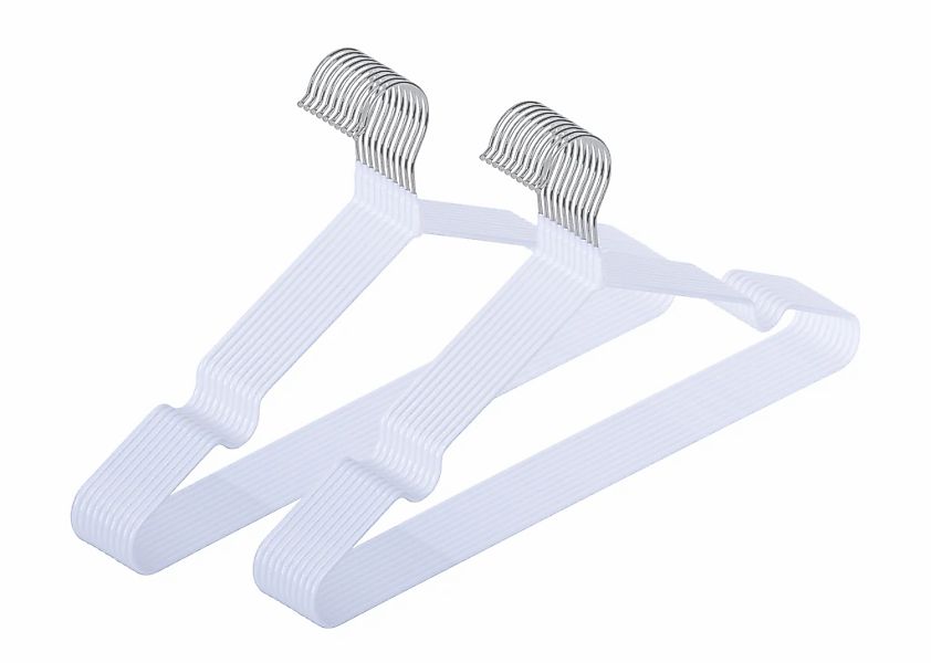 WENKO Kleiderbügel "Modell Sascha" rutschfeste Beschichtung, schmales Desig günstig online kaufen