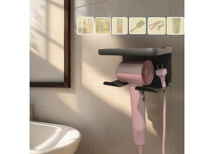 BlingBin Haartrocknerhalter Fönhalter Ohne Bohren Föhn Halterung mit Kabelh günstig online kaufen