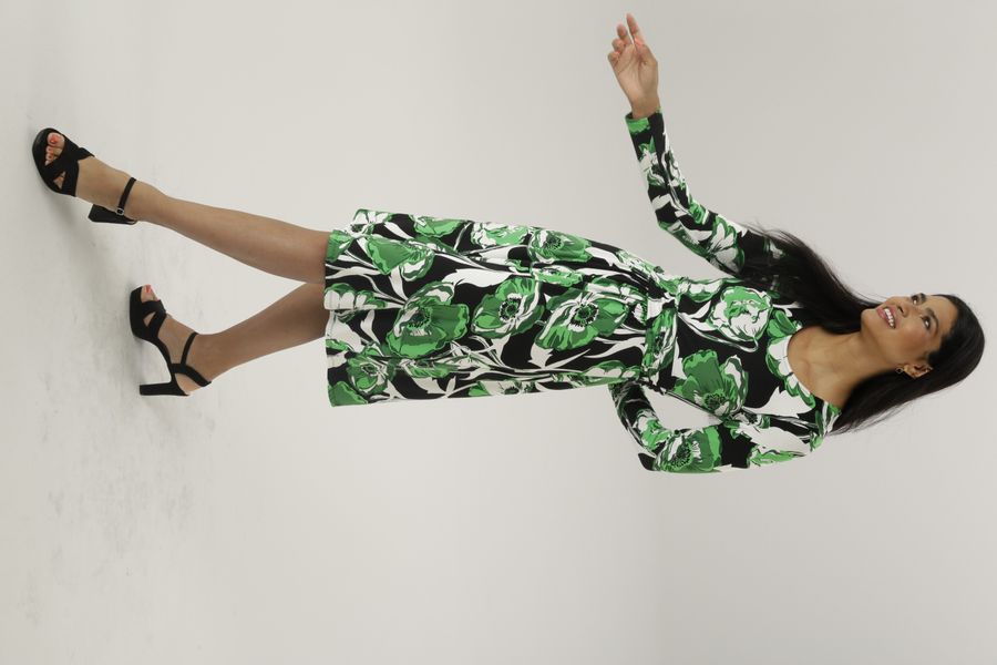 Aniston SELECTED Jerseykleid mit floralem Druck günstig online kaufen