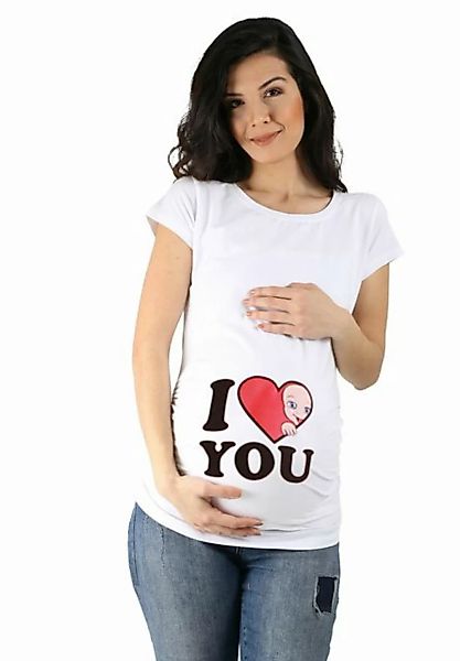 M.M.C. Umstandsshirt I Love You mit Motiv günstig online kaufen