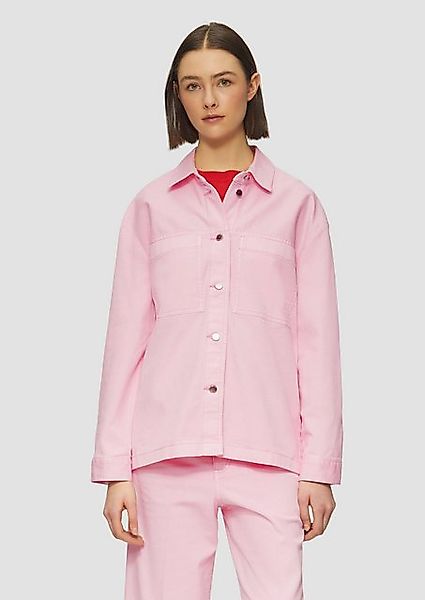 s.Oliver Funktionsjacke Overshirt aus Twill im Relaxed Fit Waschung günstig online kaufen