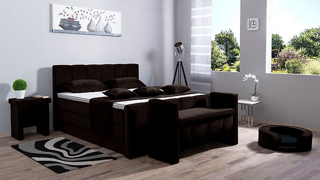 Meisterbetten Boxspringbett Roki (mit Bettkasten, Fußteil, 7-Zonen Taschenf günstig online kaufen