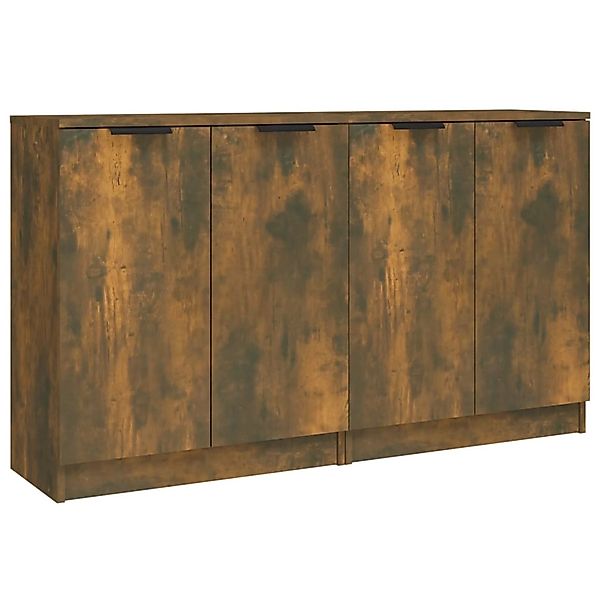 vidaXL Sideboards 2 Stk Räuchereiche 60x30x70 cm Holzwerkstoff 3115777 günstig online kaufen