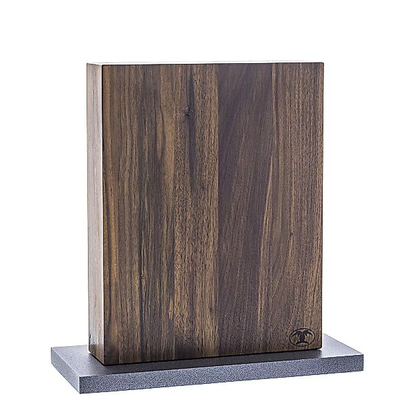Blockwerk 8-er Messerblock magnetisch - Nussbaumholz mit grau beschichtetem günstig online kaufen
