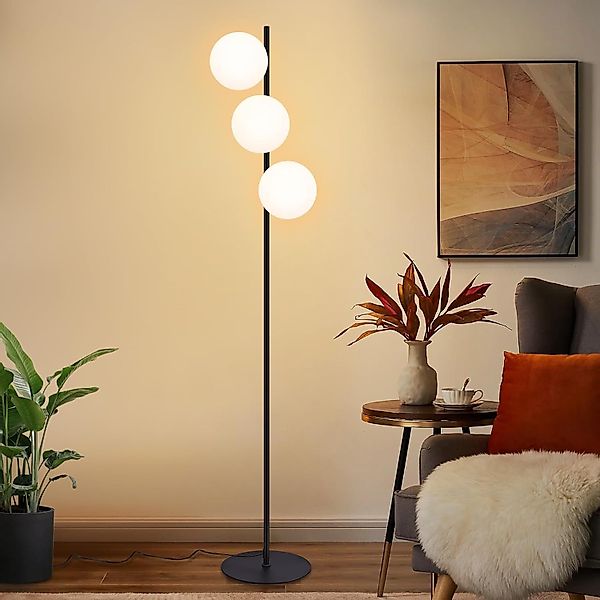 ZMH Stehlampe Wohnzimmer 3 Flammig Industrial günstig online kaufen