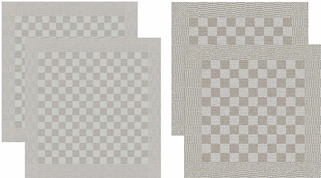 DDDDD Geschirrtuch "Barbeque" Combiset: 2 Küchentücher & 2 Geschirrtücher günstig online kaufen