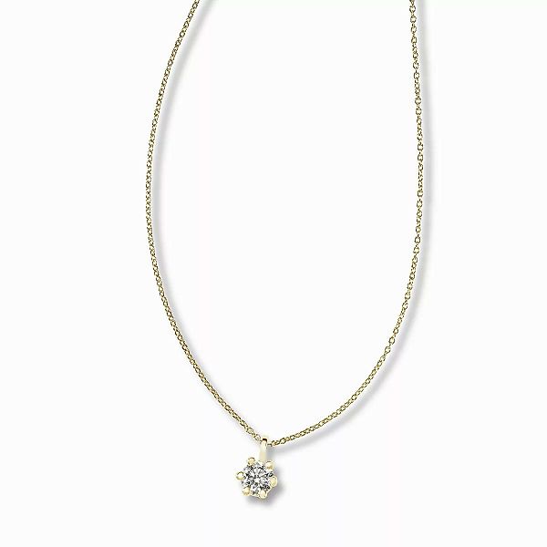 Reflexion Diamonds Goldkette Solitär 585/-Weiß- oder günstig online kaufen