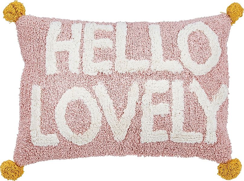 done. Dekokissen "CUSHION HAPPY HELLO LOVELY" günstig online kaufen