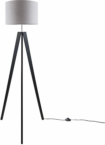 Paco Home Stehlampe »Canvas uni Color«, 1 flammig, Leuchtmittel E27   ohne günstig online kaufen