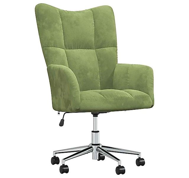 vidaXL Sessel Relaxsessel Hellgrün Samt (1-St) günstig online kaufen